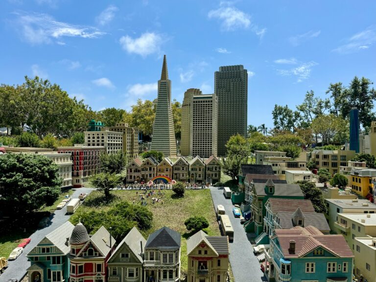 A LEGO-built miniature city. Illustrative photograph.