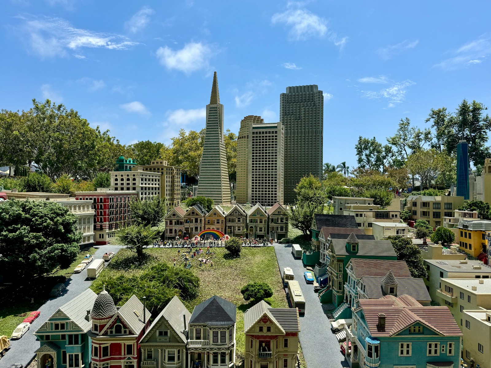 A LEGO-built miniature city. Illustrative photograph.