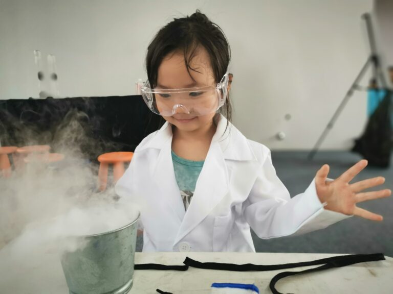 Hands-on science inspiration. Illustrative photograph.