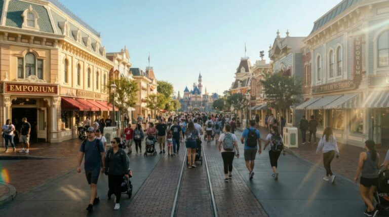 Main Street at Disneyland Resort in California.