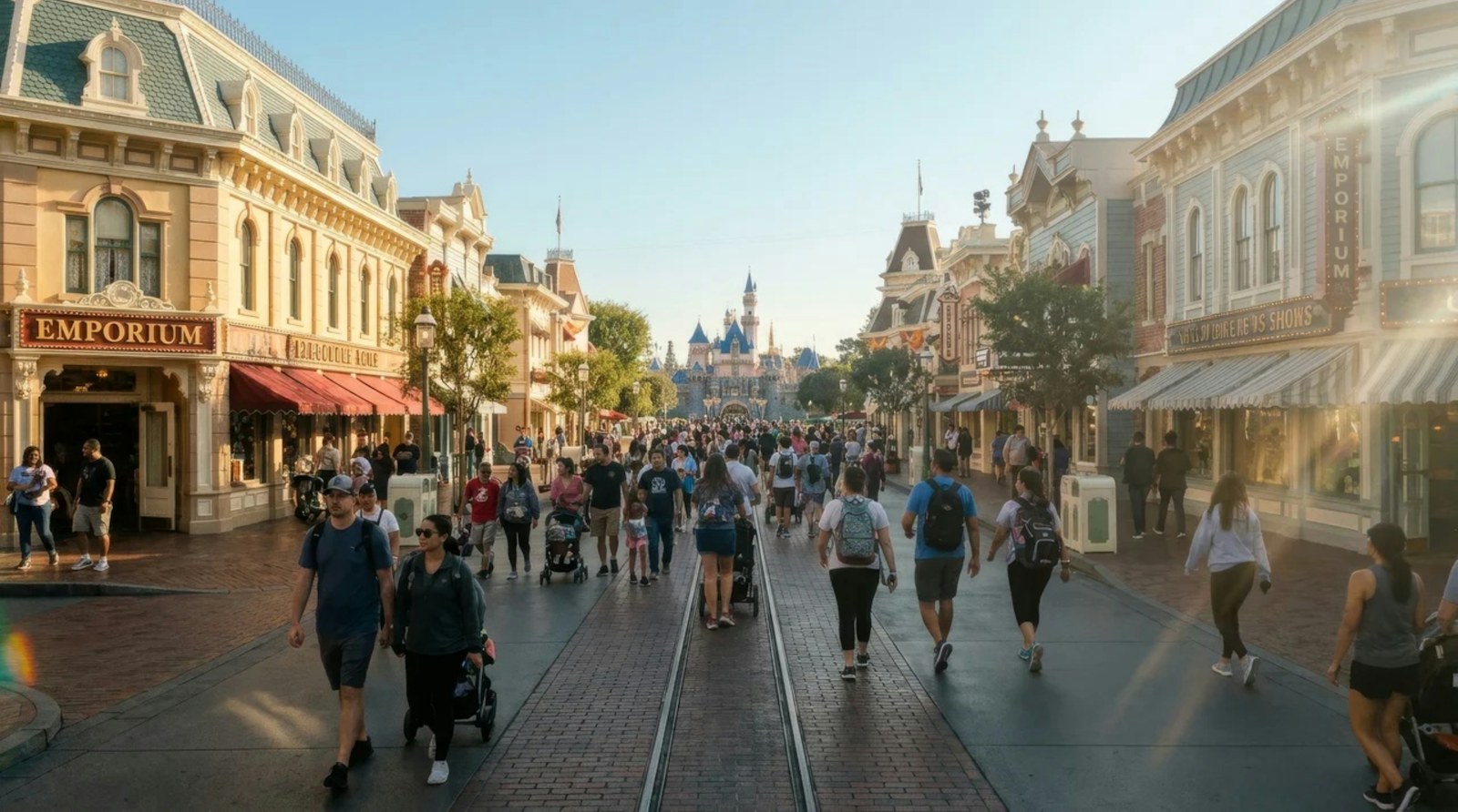 Main Street at Disneyland Resort in California.